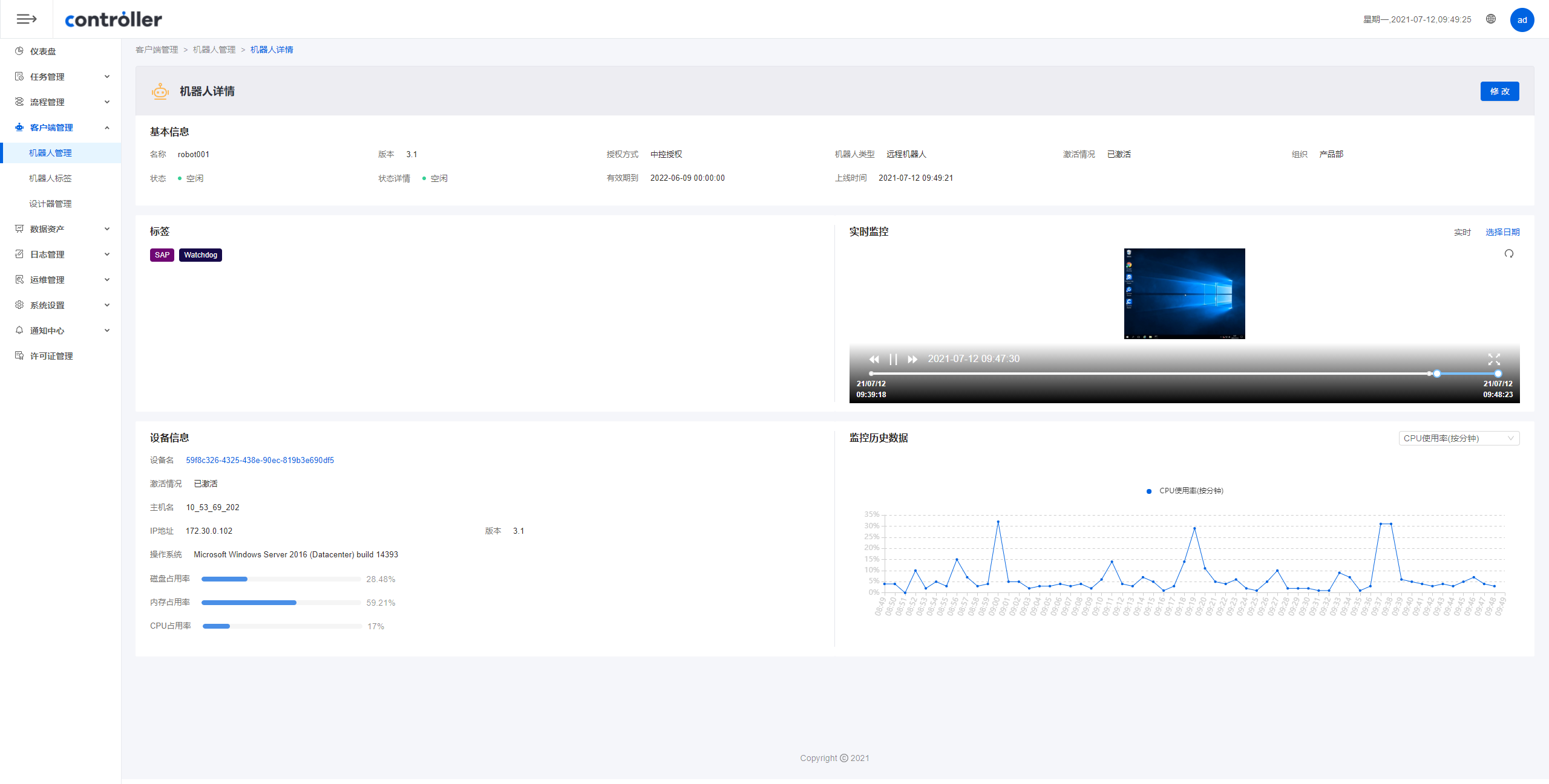 Pemantauan secara Real-time